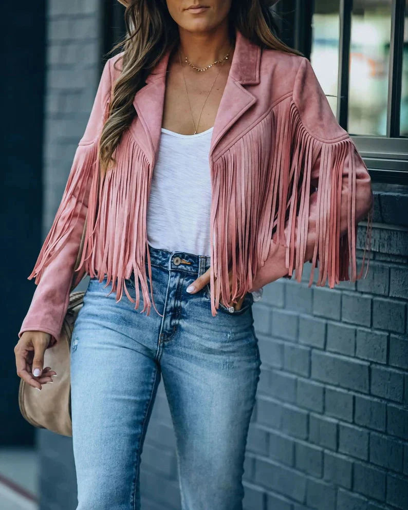 Kelly Tassel Jacket | Geef je outfit wat extra's met dit trendy kwastenjasje