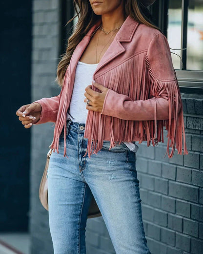 Kelly Tassel Jacket | Geef je outfit wat extra's met dit trendy kwastenjasje