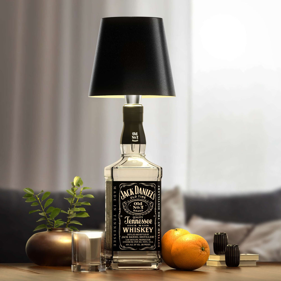 LED flessenlamp – Draadloos, USB-C oplaadbaar, multifunctioneel, wit
