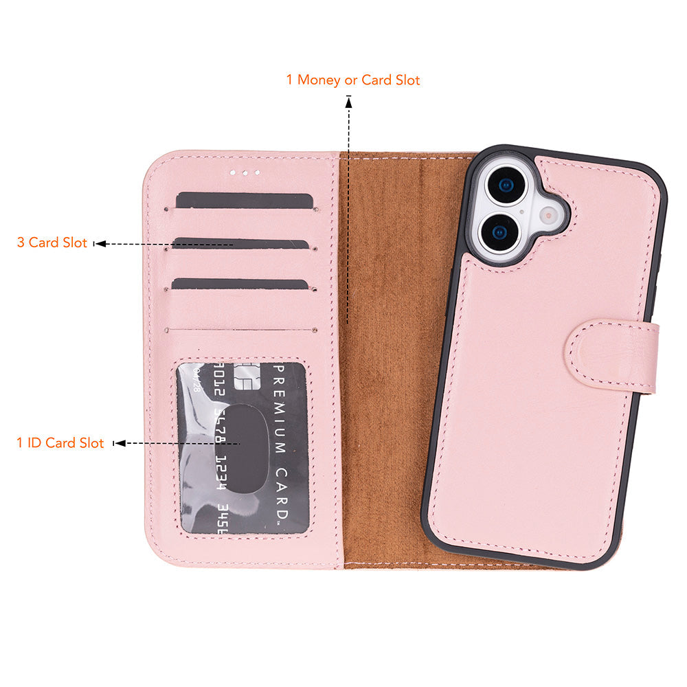 Sphirex Magische Case voor iPhone 17 met Afneembare Portemonneehoes