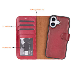 Sphirex Magische Case voor iPhone 17 met Afneembare Portemonneehoes