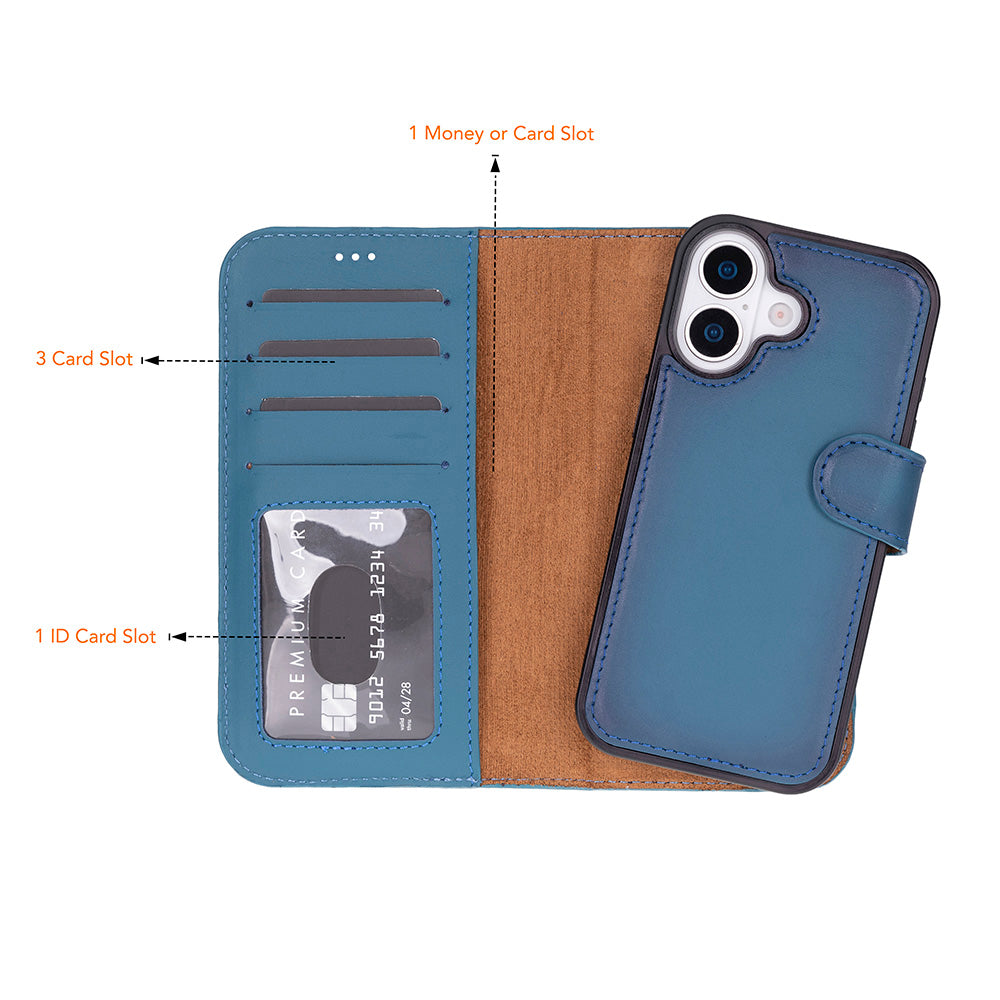 Sphirex Magische Case voor iPhone 17 met Afneembare Portemonneehoes