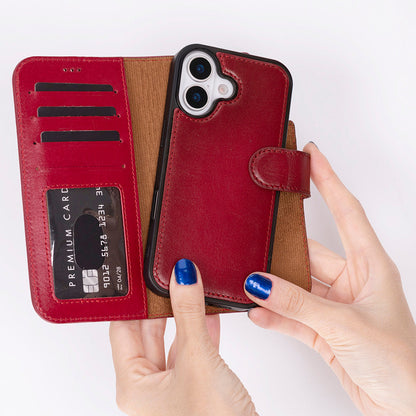 Sphirex Magische Case voor iPhone 17 met Afneembare Portemonneehoes