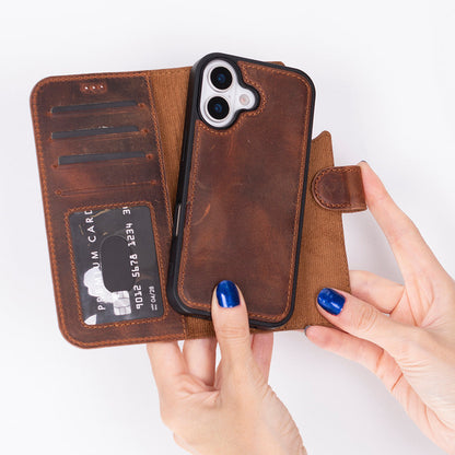 Sphirex Magische Case voor iPhone 17 met Afneembare Portemonneehoes