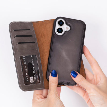 Sphirex Magische Case voor iPhone 17 met Afneembare Portemonneehoes