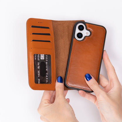 Sphirex Magische Case voor iPhone 17 met Afneembare Portemonneehoes