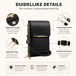 Orinette Crossbody Telefoontas met Touchscreen
