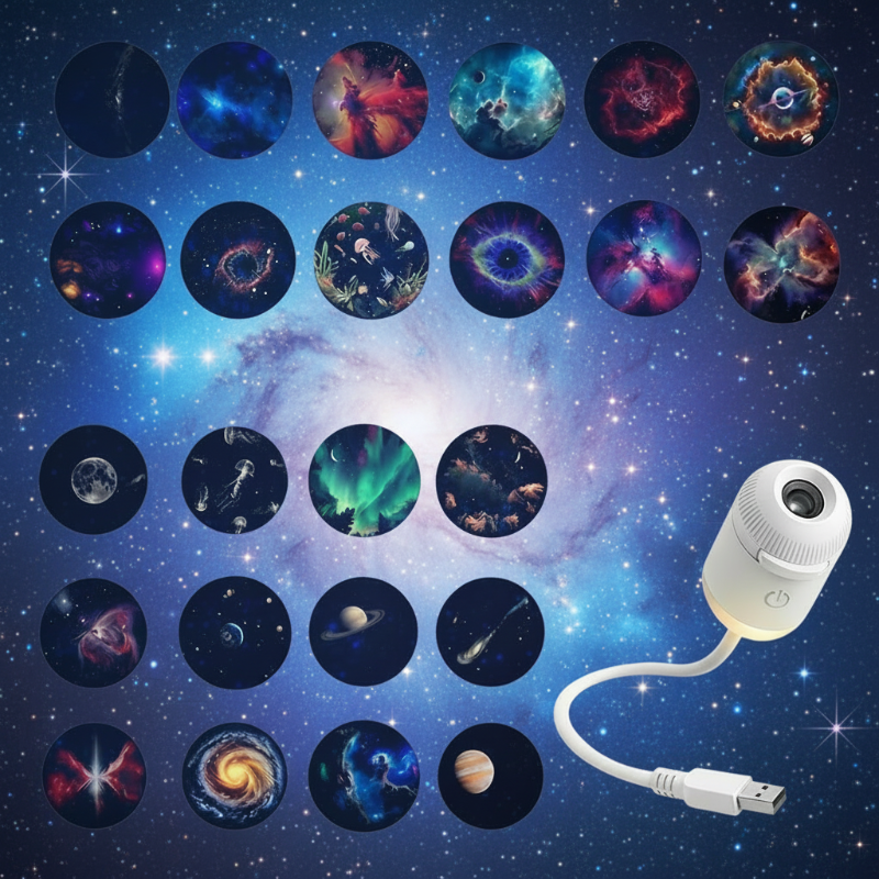 Lumispace LED Galaxy Lamp - Dimbaar & Magisch in de Slaapkamer