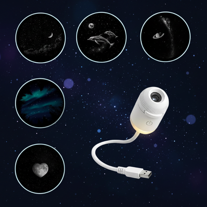Lumispace LED Galaxy Lamp - Dimbaar & Magisch in de Slaapkamer