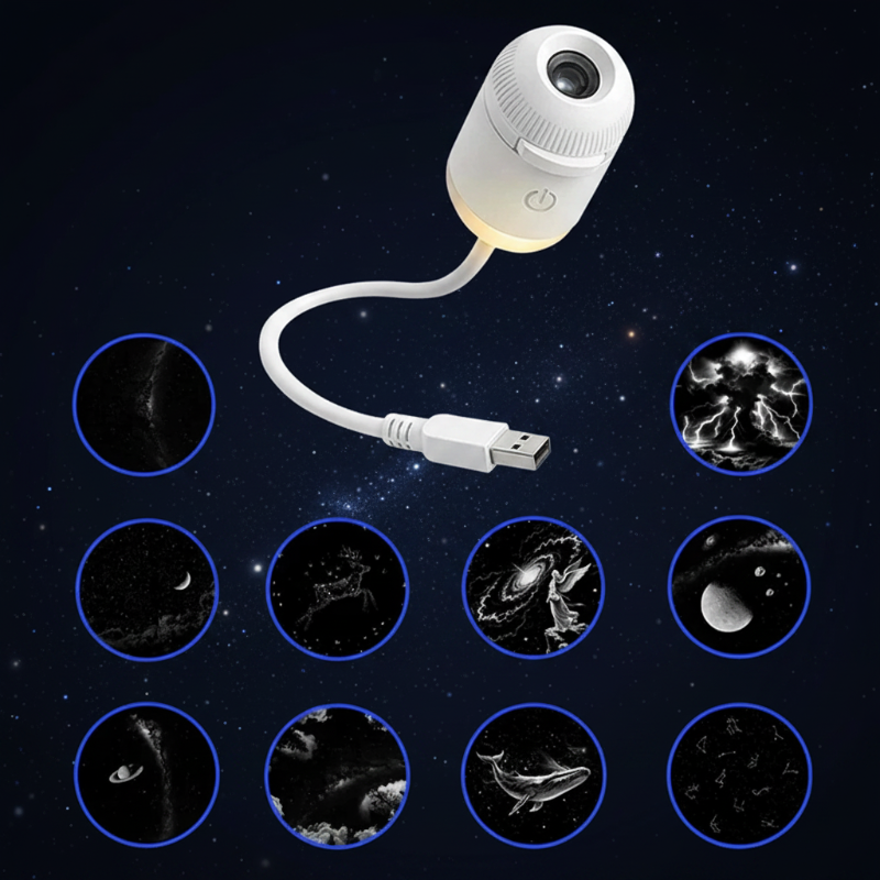 Lumispace LED Galaxy Lamp - Dimbaar & Magisch in de Slaapkamer