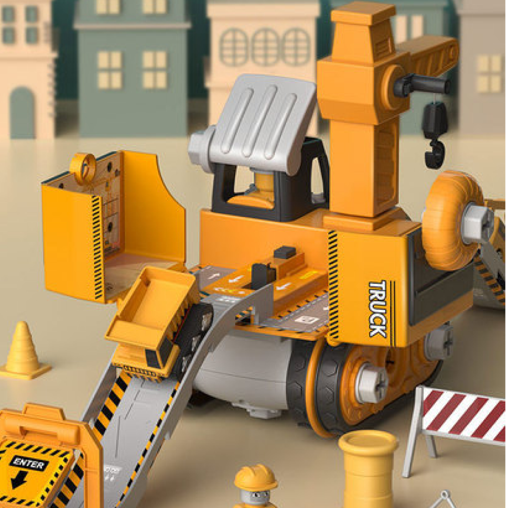 LittleBuilder - Vrachtwagen Graafmachine Kraanbouw