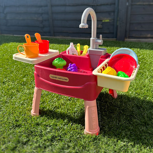 Magische Water Speelkeuken voor Kinderen – Interactieve Kraan en Keukenspeelgoed