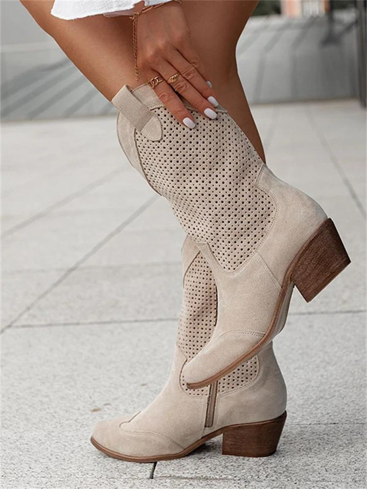 Josiane – Stijlvolle Trendy Cowboylaarzen voor Dames