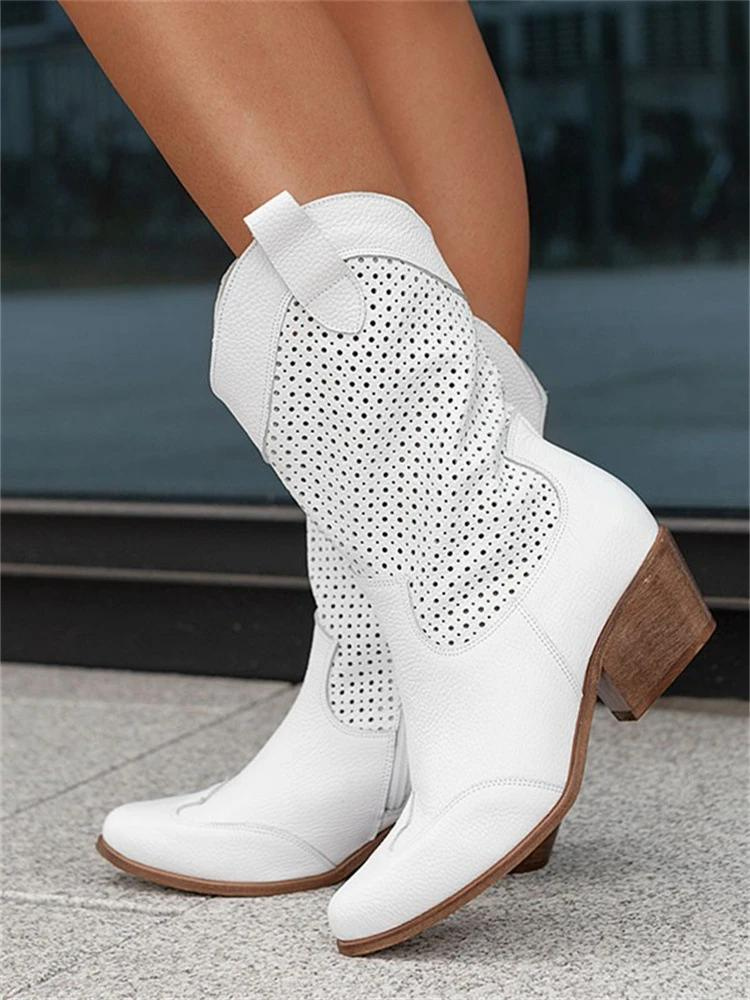 Josiane – Stijlvolle Trendy Cowboylaarzen voor Dames