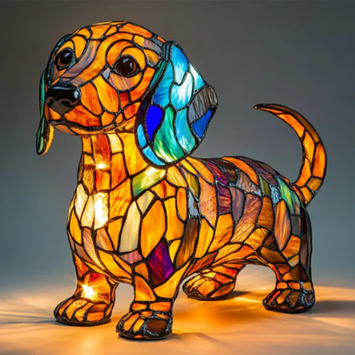 LumiPaw Handgemaakte Lichtgevende Hondenlamp – Sfeerverlichting en Cadeau