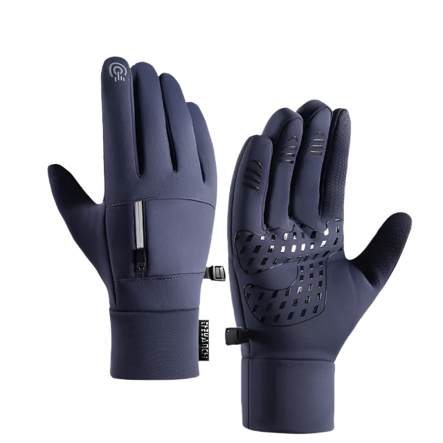 FrostShield Waterdichte Winterhandschoenen – Touchscreen Compatibel, Wind- en Waterdicht, Thermische Fleece Voering, Anti-Slip Grip voor Outdoor Activiteiten