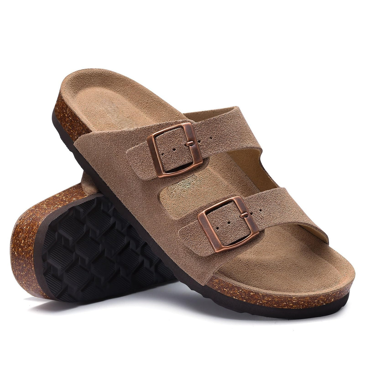 Tauviva Suède Comfortsandalen – Ergonomisch voetbed & verstelbare banden voor zomercomfort