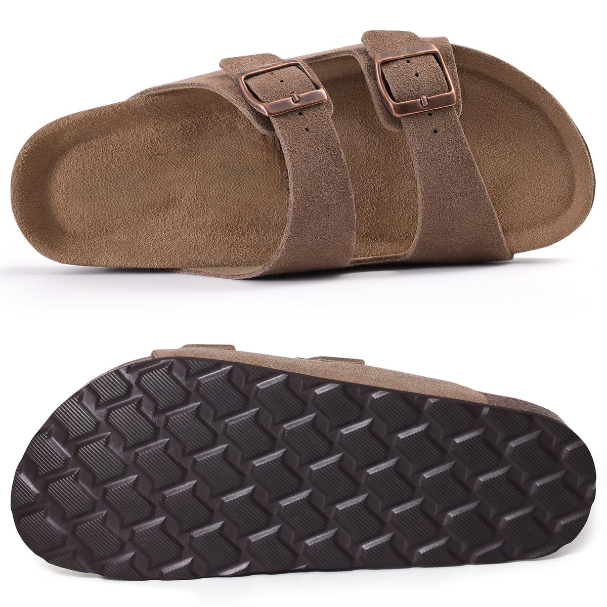 Tauviva Suède Comfortsandalen – Ergonomisch voetbed & verstelbare banden voor zomercomfort