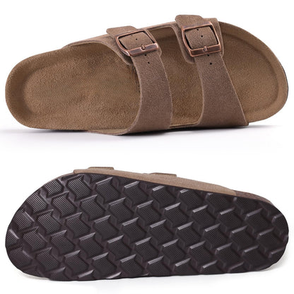 Tauviva Suède Comfortsandalen – Ergonomisch voetbed & verstelbare banden voor zomercomfort