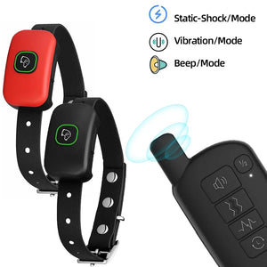 Miro - Draadloze antiblafhalsband met afstandsbediening