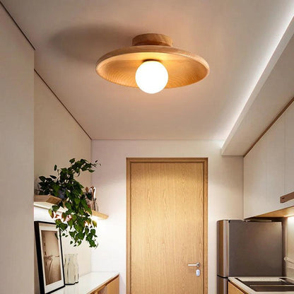 TræLys Houten Plafondlamp – Handgemaakt & Scandinavisch Design