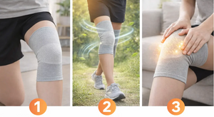 KneeAid Directe pijnverlichting & natuurlijk herstel, Ondersteunt je knieën en vermindert de druk.
