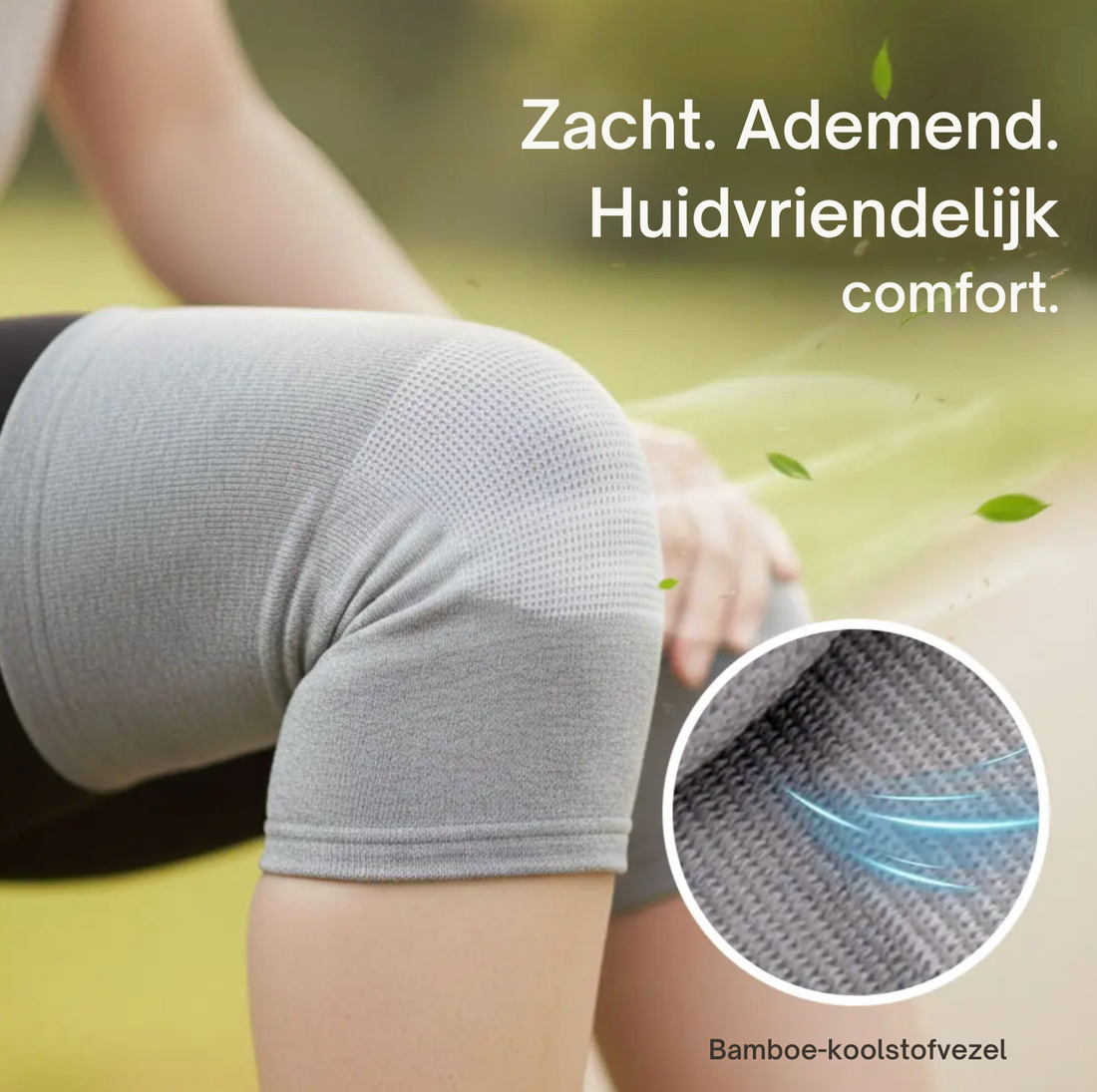 KneeAid Directe pijnverlichting & natuurlijk herstel, Ondersteunt je knieën en vermindert de druk.