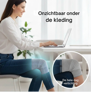 KneeAid Directe pijnverlichting & natuurlijk herstel, Ondersteunt je knieën en vermindert de druk.
