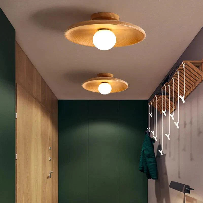 TræLys Houten Plafondlamp – Handgemaakt & Scandinavisch Design