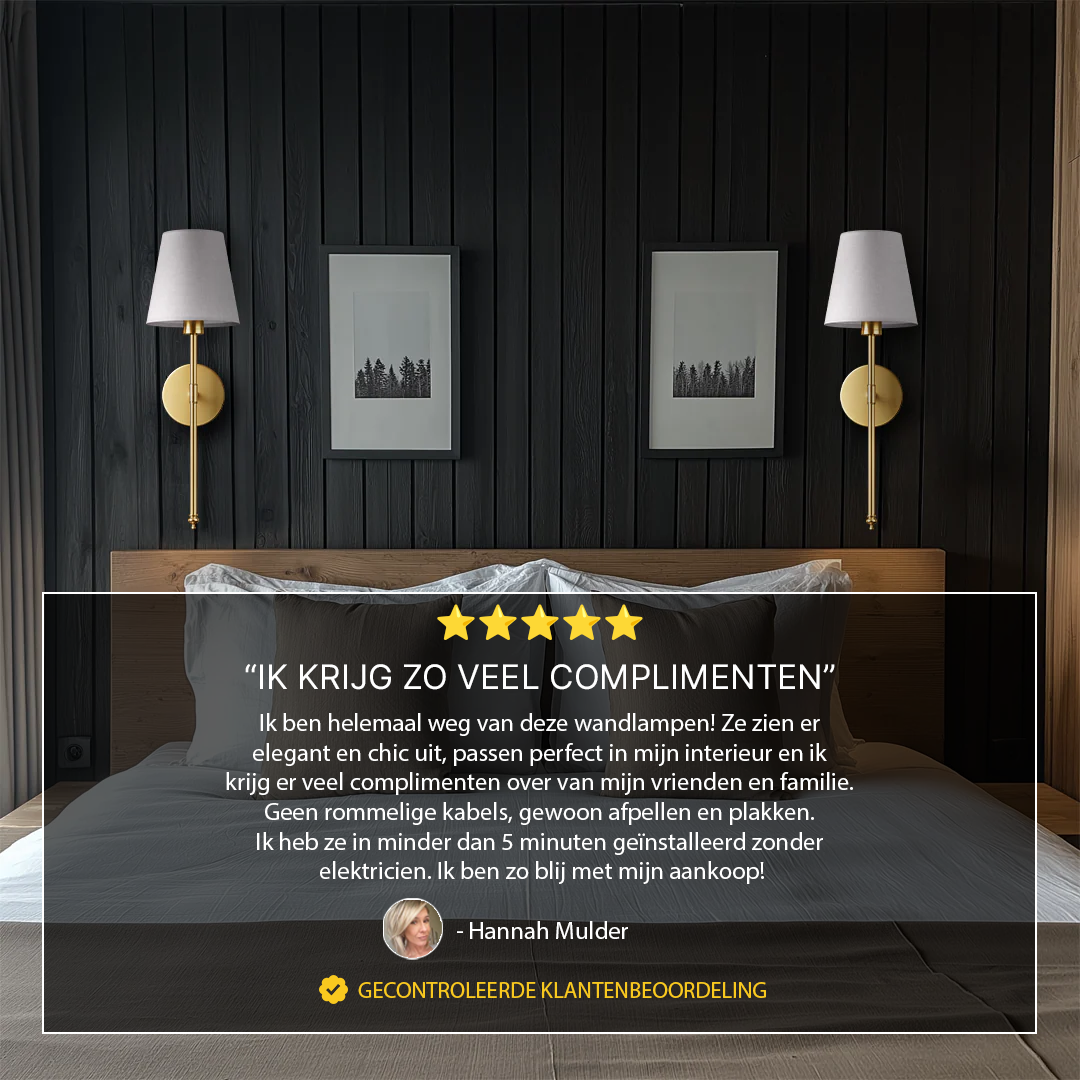 Luxe Zweedse Draadloze Wandlampen