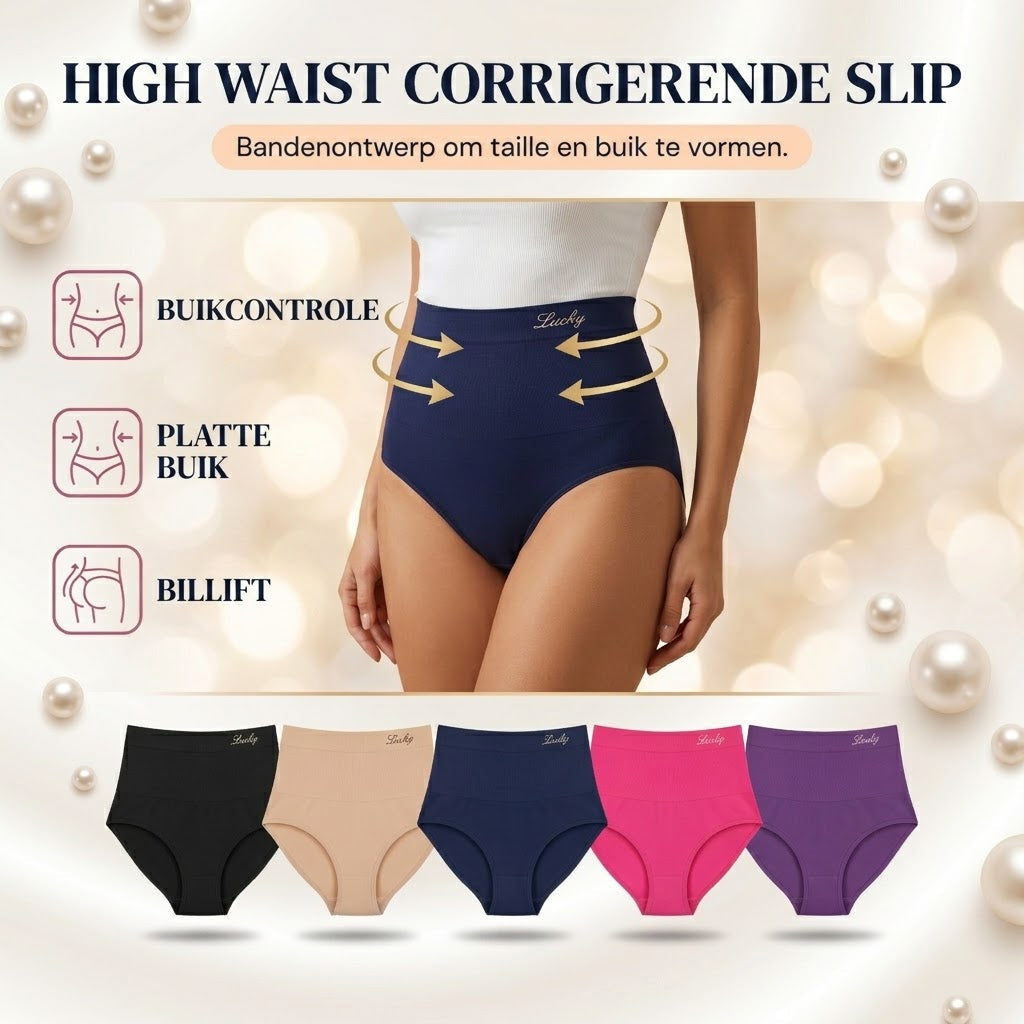 Janet Corrigerende Slip met Hoge Taille en Buikcontrole | 1 + 1 GRATIS!