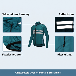Javier Reflecterend Fietsjack – Winddicht en Lichtgewicht