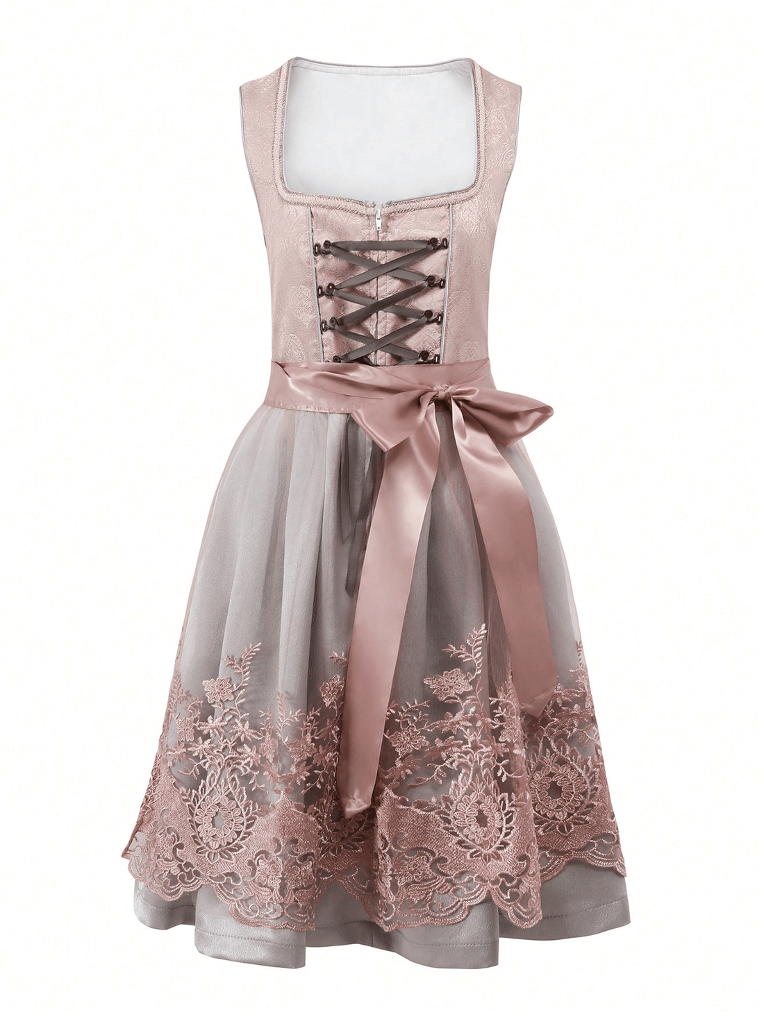 Agnes - Dirndl-kostuum met korte mouwen voor Oktoberfest