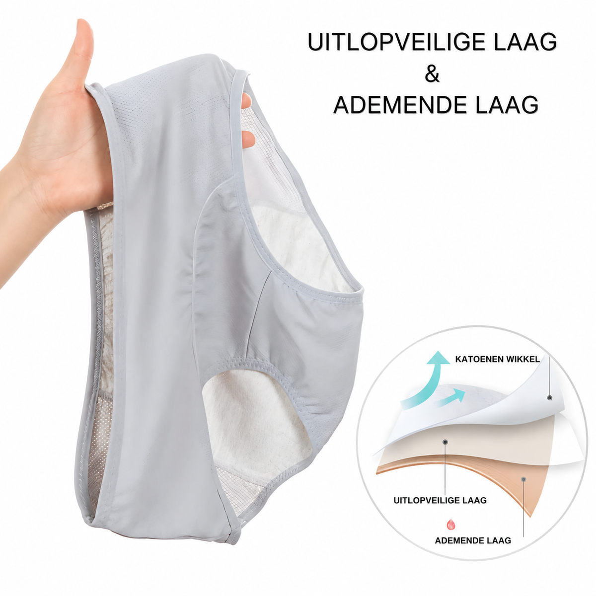 Velisse Elegant Dames Ondergoed met Lekvrije Technologie