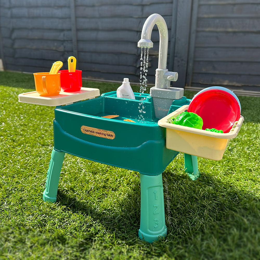 Magische Water Speelkeuken voor Kinderen – Interactieve Kraan en Keukenspeelgoed