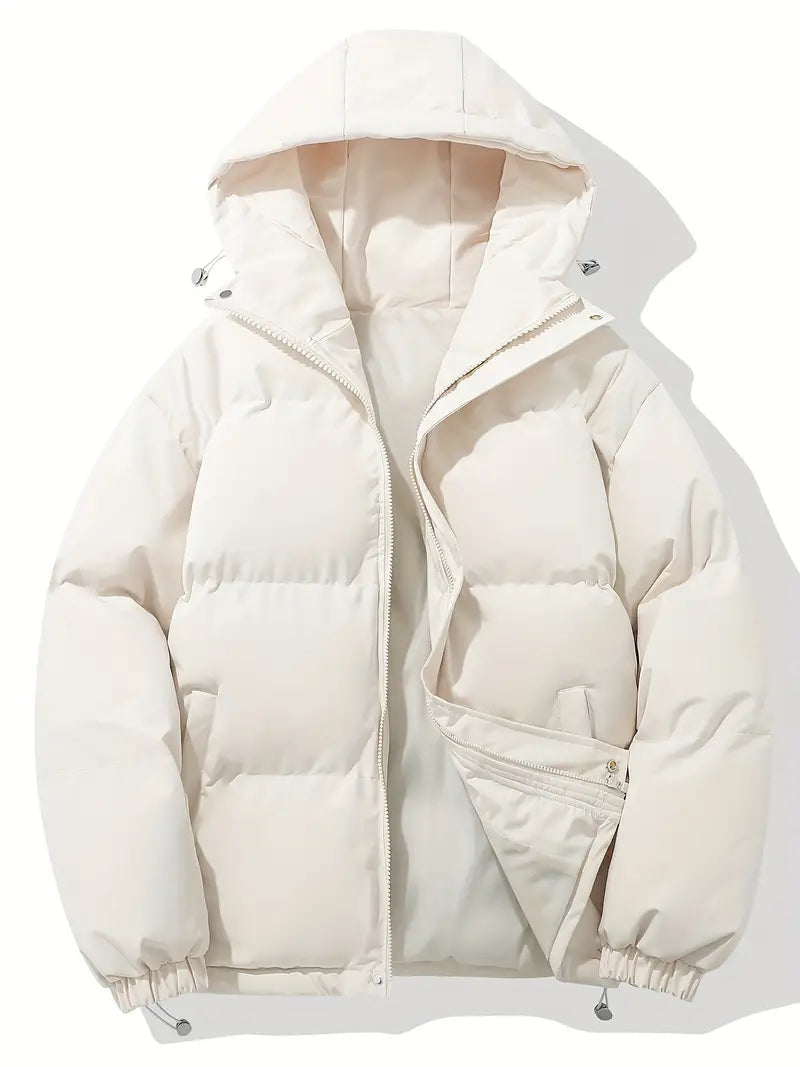 Dames Gevoerde Winterjas met Capuchon – Waterafstotend, Casual voor Koud Weer