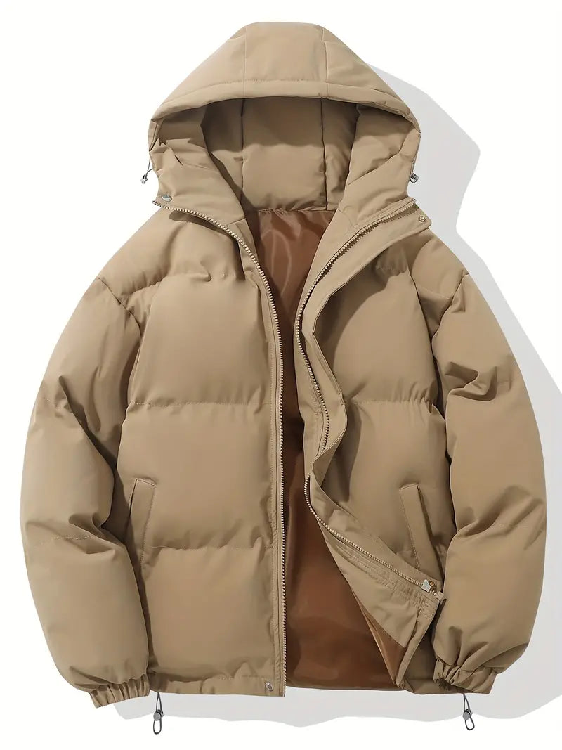 Dames Gevoerde Winterjas met Capuchon – Waterafstotend, Casual voor Koud Weer