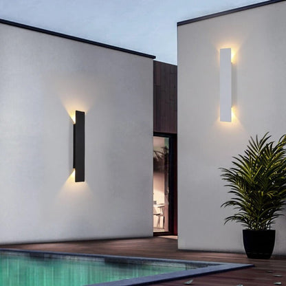 SEATTLE buitenwandlamp - Modern minimalistisch design & up/down verlichting - voor entrees, terrassen en tuinen