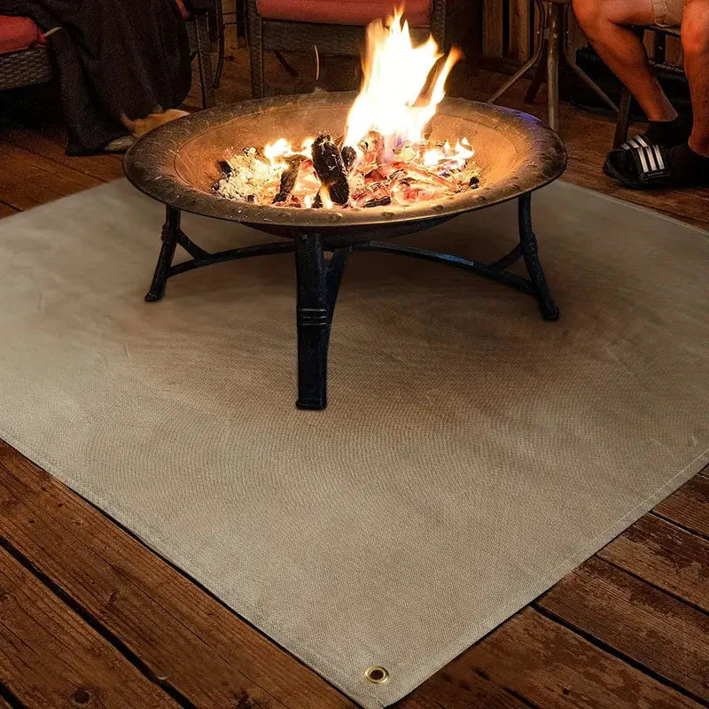 Vuurvaste Mat - Bescherming BBQ & Vuurkorf