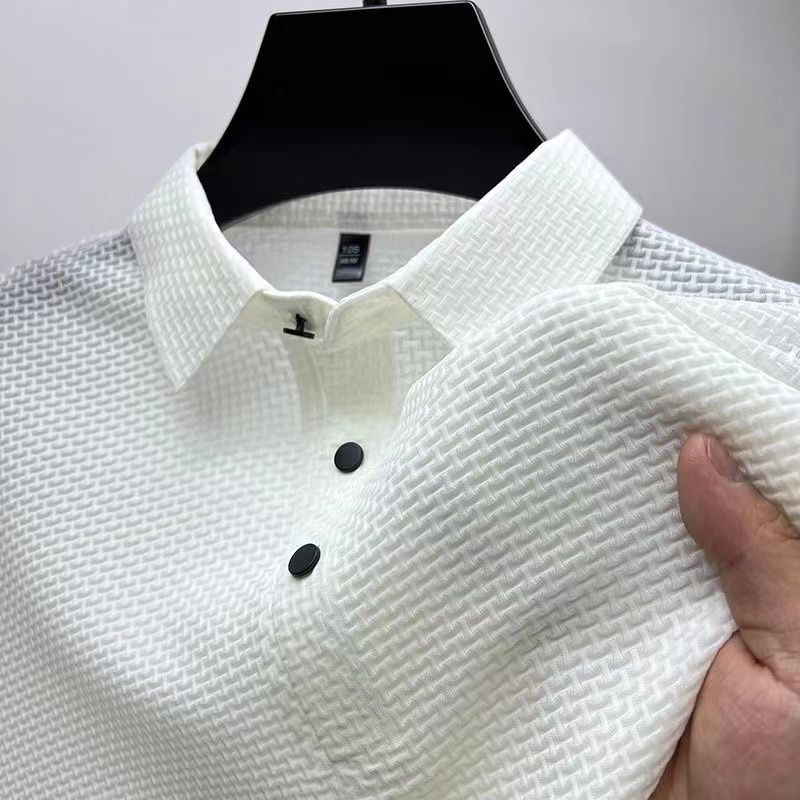 Heren Slim Fit Polo – Casual voor Dagelijks Gebruik, Korte Mouwen