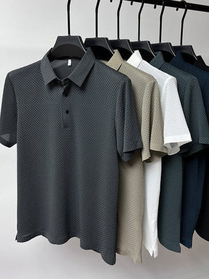 Heren Slim Fit Polo – Casual voor Dagelijks Gebruik, Korte Mouwen