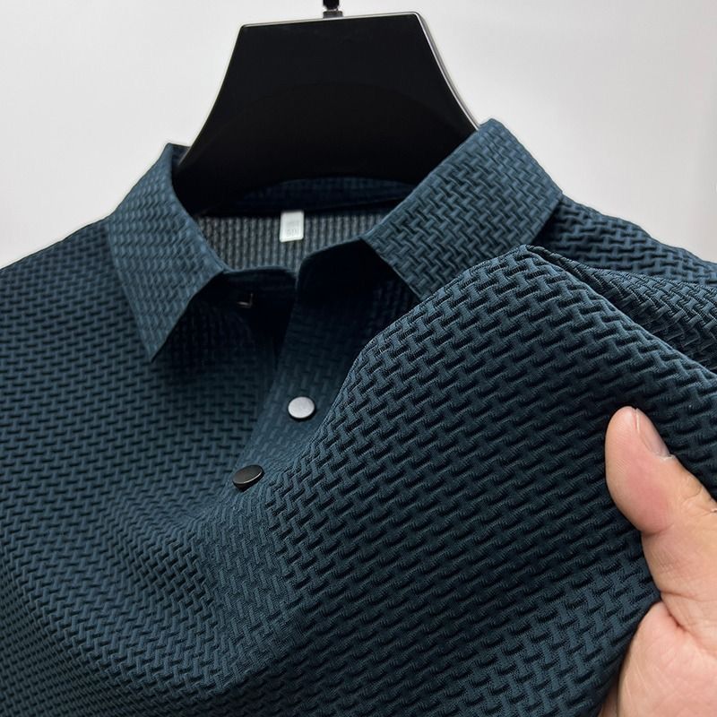 Heren Slim Fit Polo – Casual voor Dagelijks Gebruik, Korte Mouwen