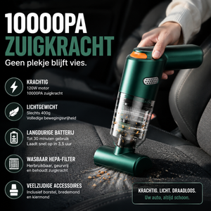 Vacro Draadloze Handstofzuiger voor de Auto