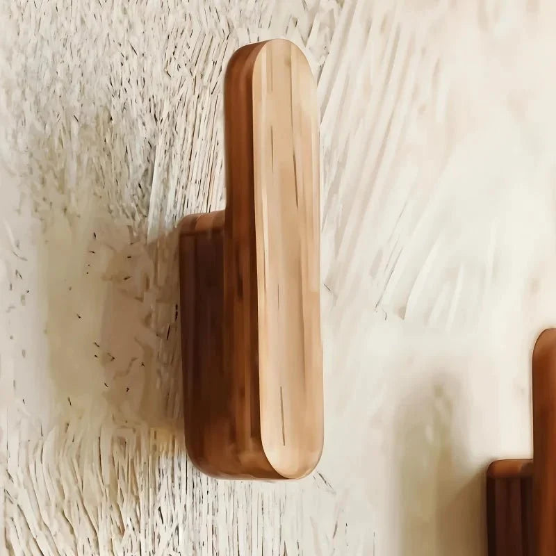 Houten Wandhaken Set van 4 Kapstokhaken