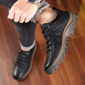 Ennio Drenchguard Waterdichte Leren Wandelschoenen