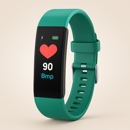 SeniorPulse Watch – Senioren Smartwatch met Hartslag-, Bloeddruk- & Slaapmonitor en Groot Helder LED-Scherm Voor Ouderen