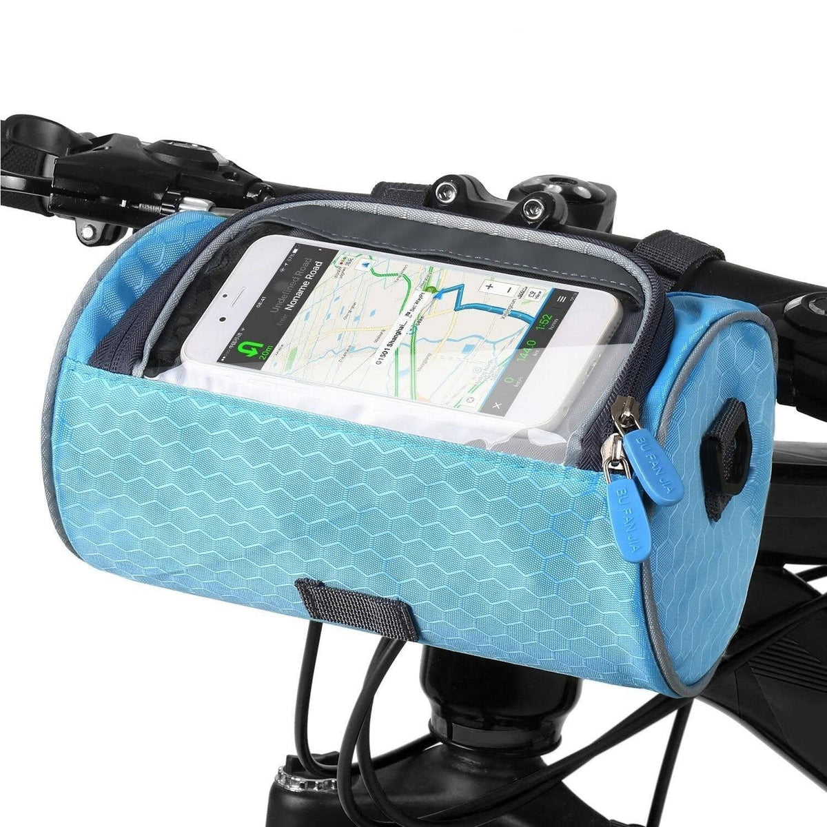 CycliQ Waterdichte Fietstas met Telefoonvenster – Verstelbare Stuurtas