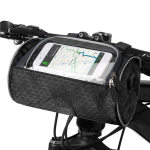 CycliQ Waterdichte Fietstas met Telefoonvenster – Verstelbare Stuurtas