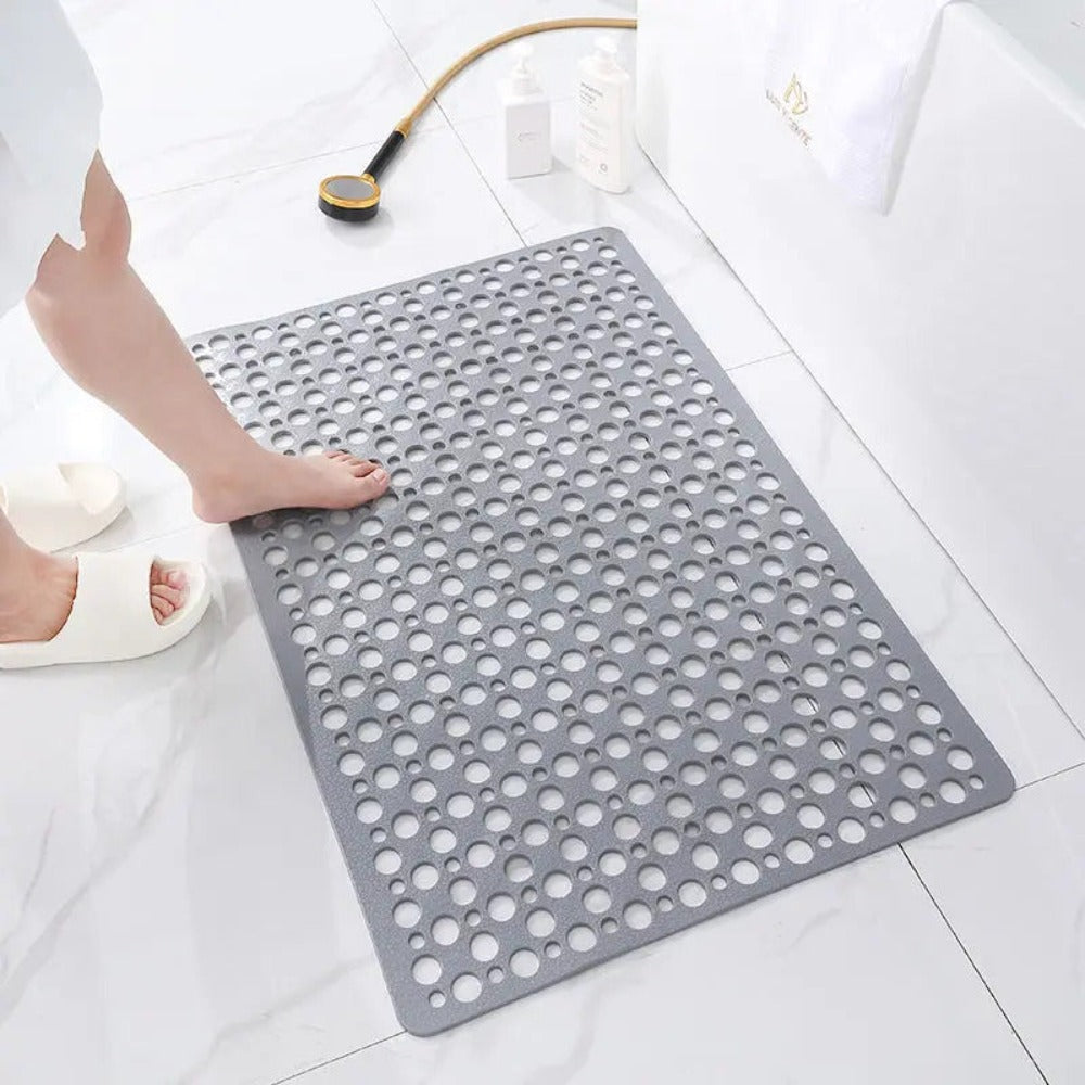 Luxe antislip douchemat - hygiënische, schimmelbestendige badmat met sterke zuignappen en snel afvoersysteem