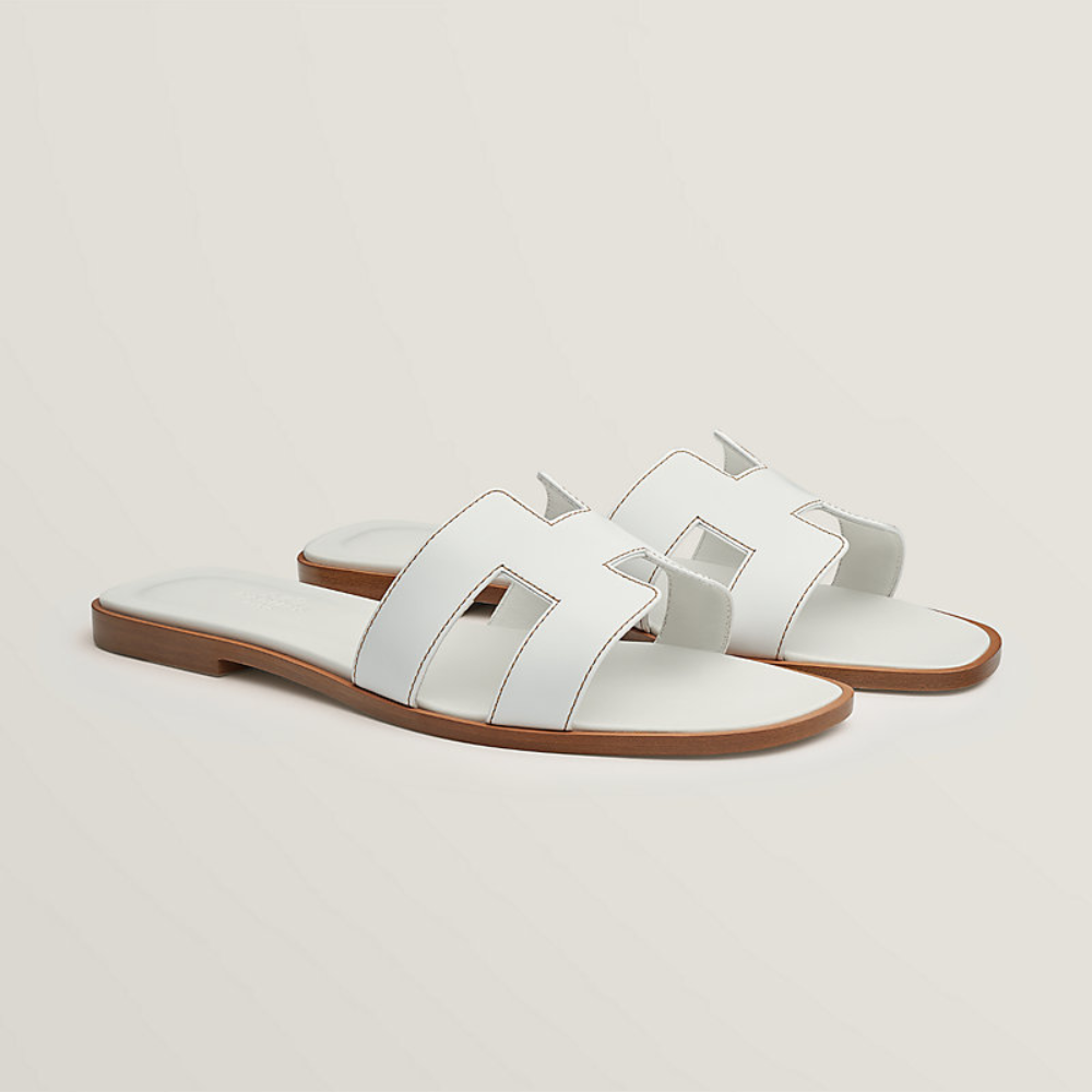 Keira Dames Leren Slippers met Luxe Ontwerp Zomer
